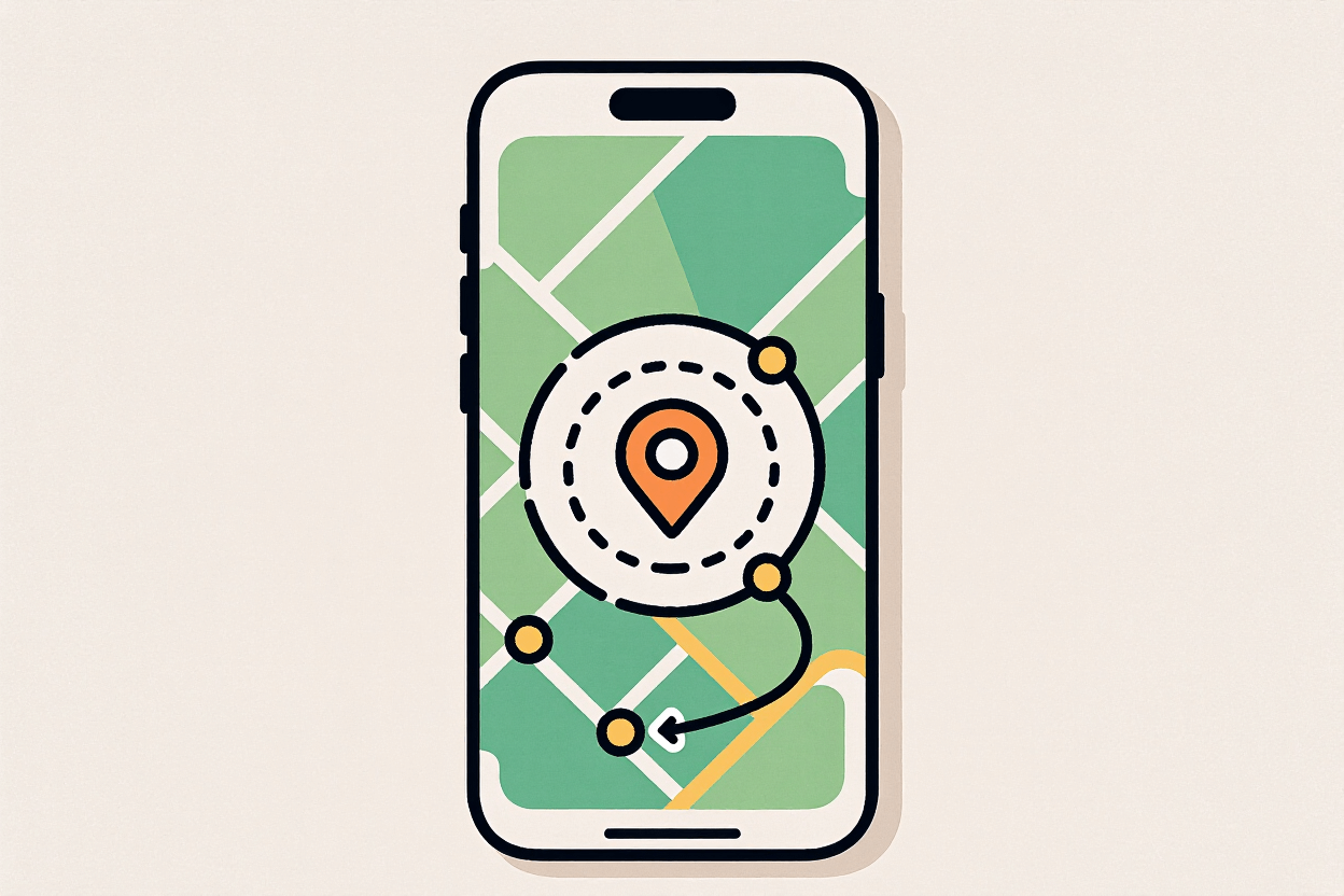 Live GPS tracking map for dog